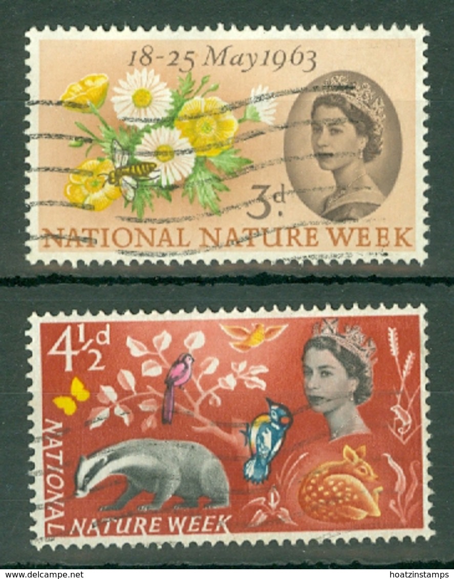 G.B.: 1963   National Nature Week     Used - Usados