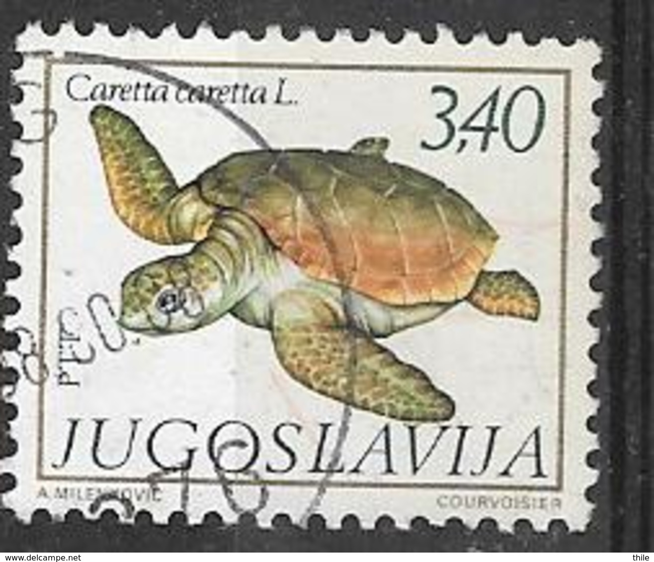 YT 1718 (o) - Tortue - Caretta Caretta L - Oblitérés