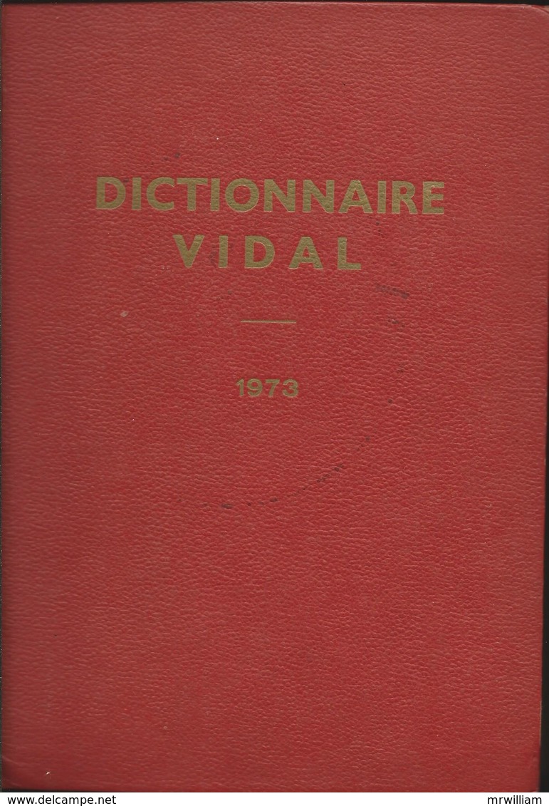 Dictionnaire VIDAL 1973, Avec Tampon I.D.E. Fort-Lamy  TCHAD - Dictionnaires