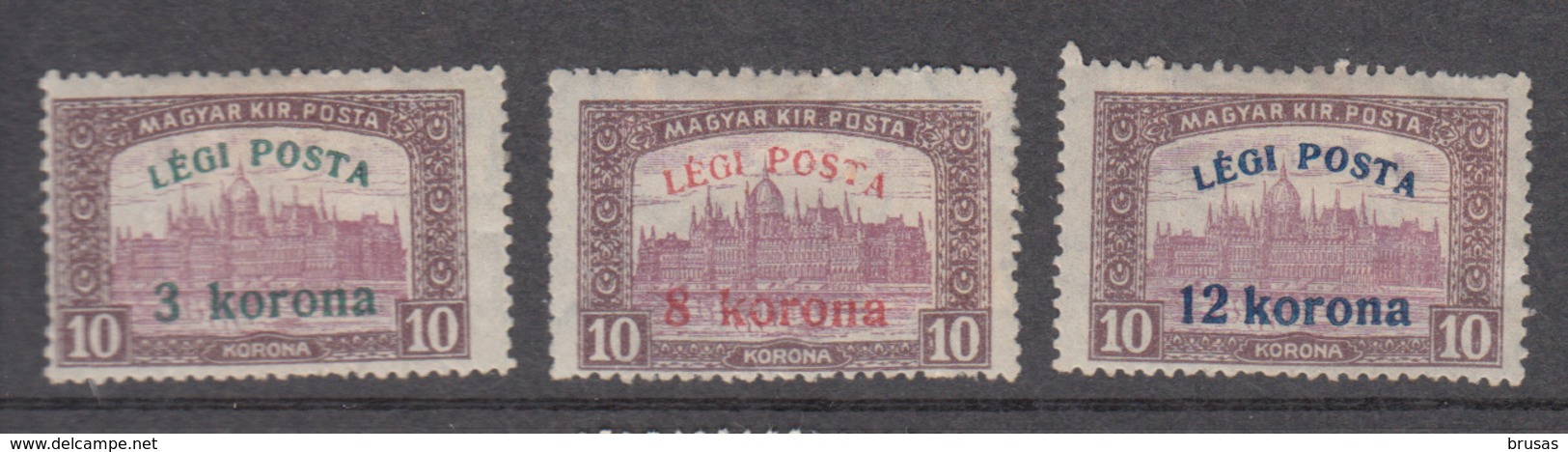 Hungary 1920 - 319-321 Mint Hinged * - Unused Stamps