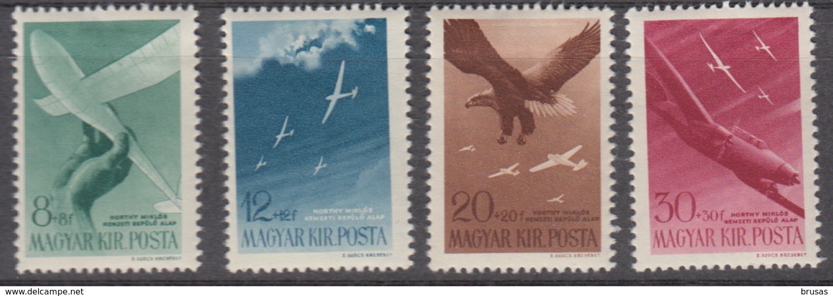 Hungary 1943 - 731-734 Mint Hinged * - Nuevos