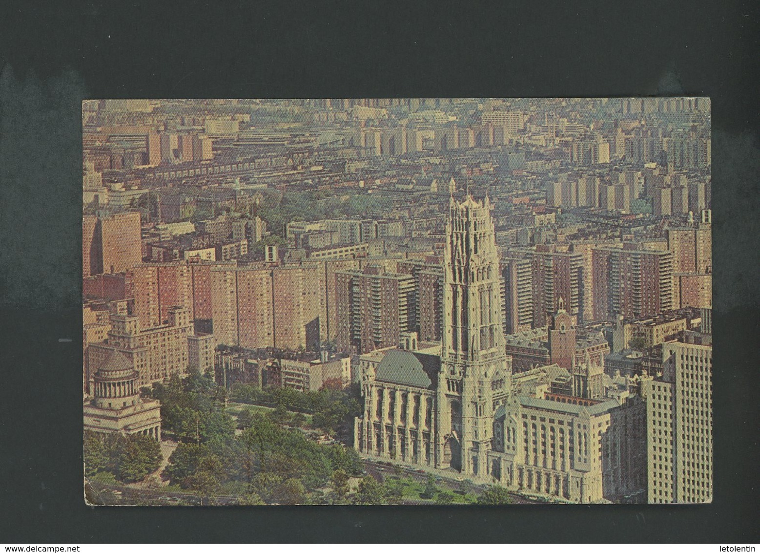 CPSM - USA - NEW YORK - THE RIVERSIDE CHURCH AND GRANT'S TOMB - Multi-vues, Vues Panoramiques