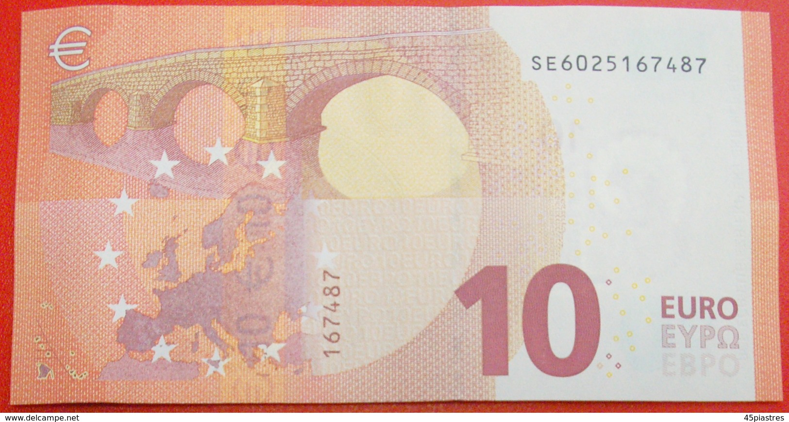 * NEW EUROPE TYPE For Russia (ex. The USSR): ITALY  10 EURO 2014 PREFIX SE S002F2! UNC CRISP!!! LOW START  NO RESERVE! - 10 Euro