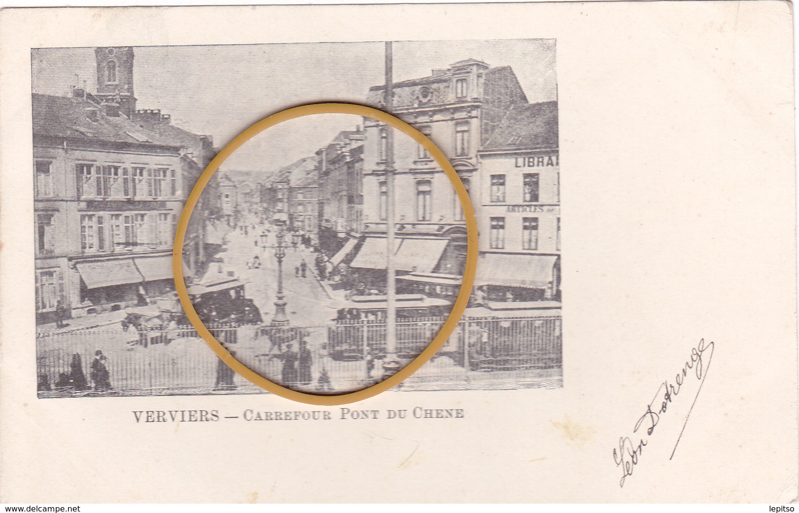 VERVIERS  "Pont Du Chêne -Carrefour De L'Harmonie" écrite En 1902  Voir Scans - Verviers