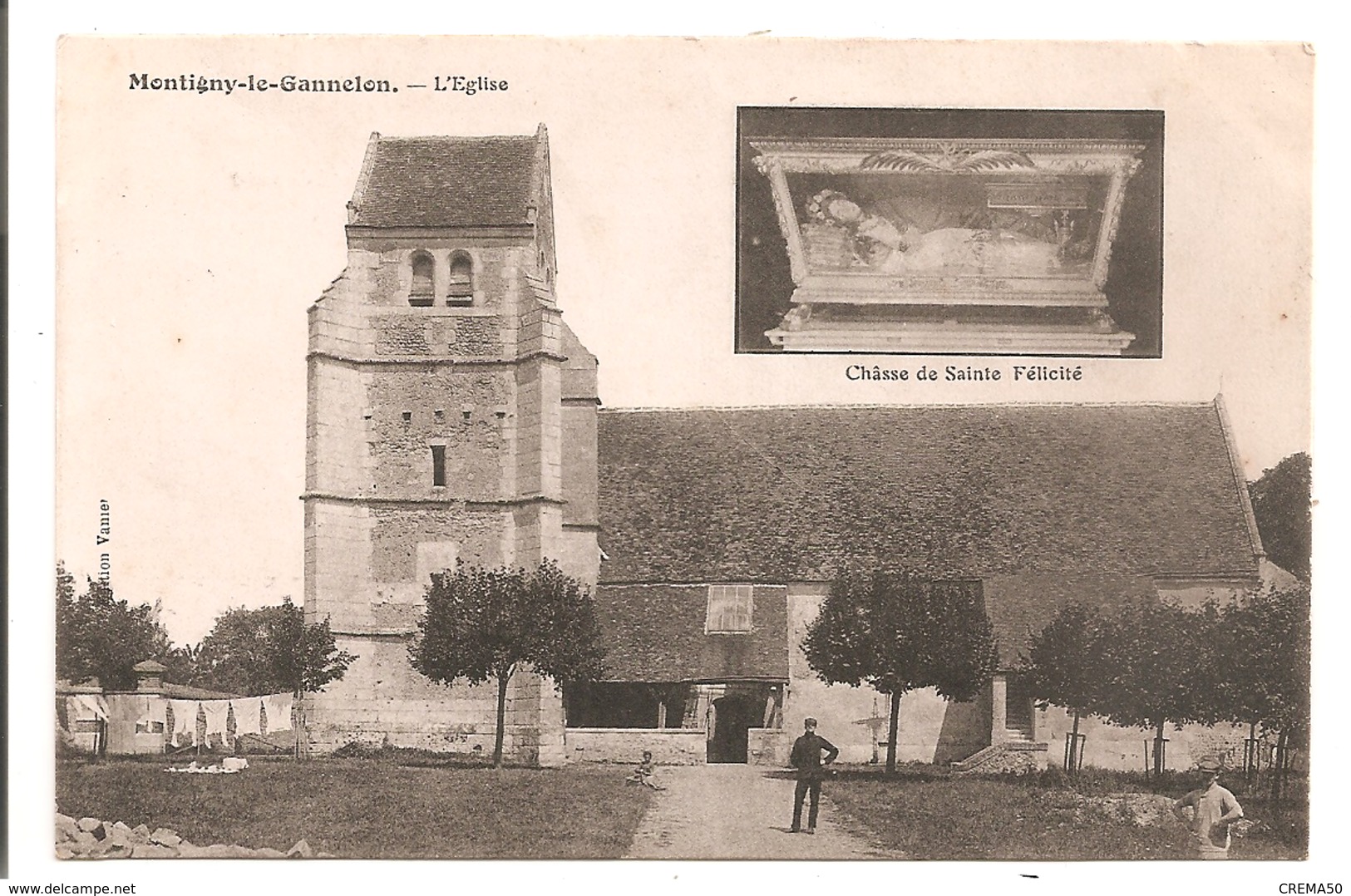 28 - MONTIGNY LE GANNELON - L'Eglise. - Montigny-le-Gannelon