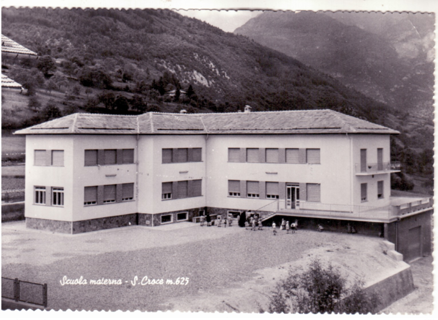 Bleggio-S. Croce -scuola Materna Viaggiata 1953  H828 - Altri & Non Classificati