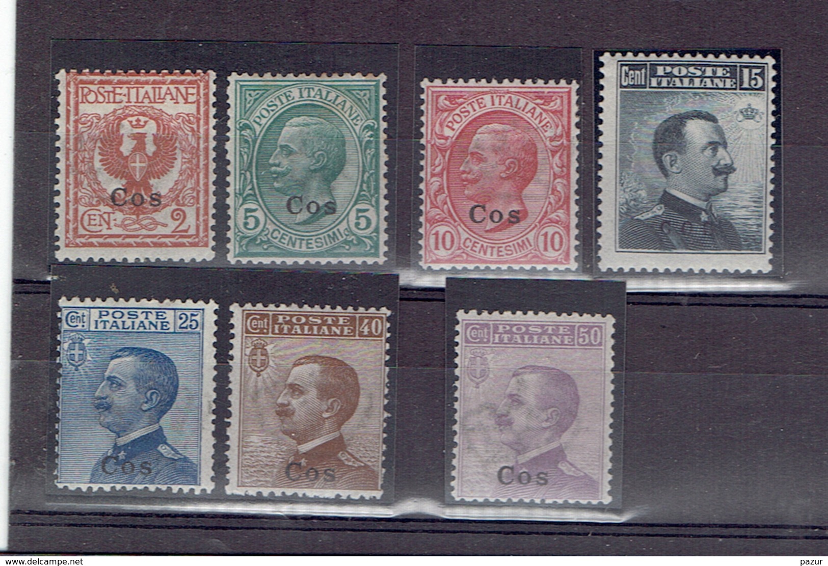 TP -1912 - GRECE - EGEE - COS  OCCUPATION ITALIENNE N°1/2/3/4/6/7/8 X - TB - Unused Stamps