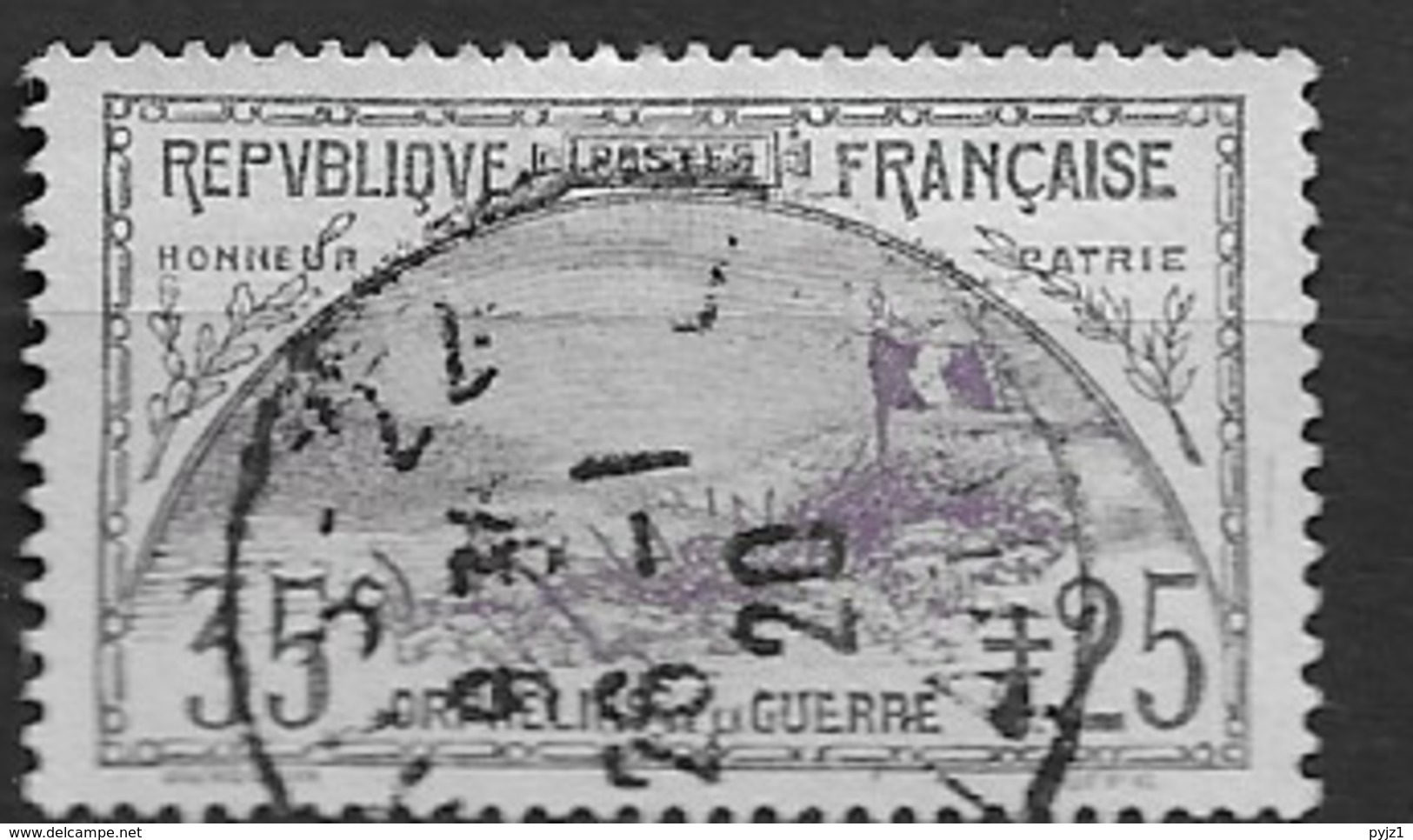 1917 USED France - Gebraucht