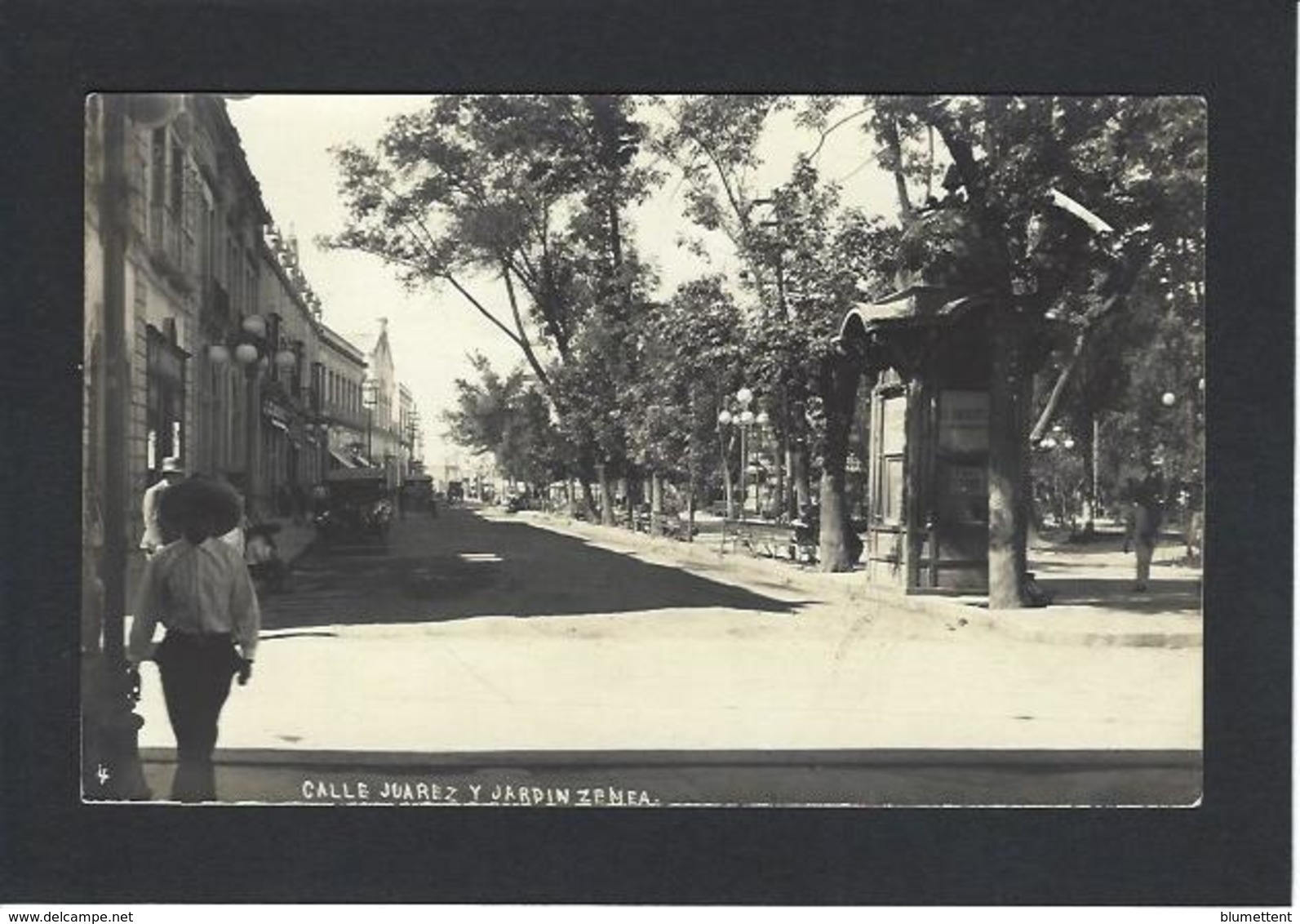 CPA Vénézuela Carte Photo RPPC Calle Juarez écrite - Venezuela