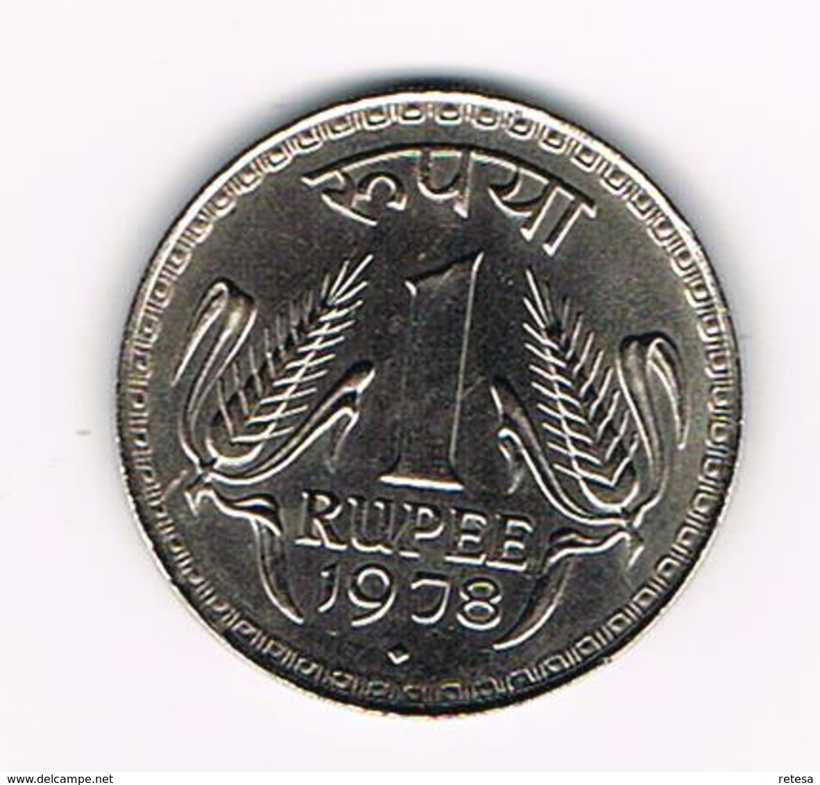 &  INDIA  1 RUPEE  1978 - Inde