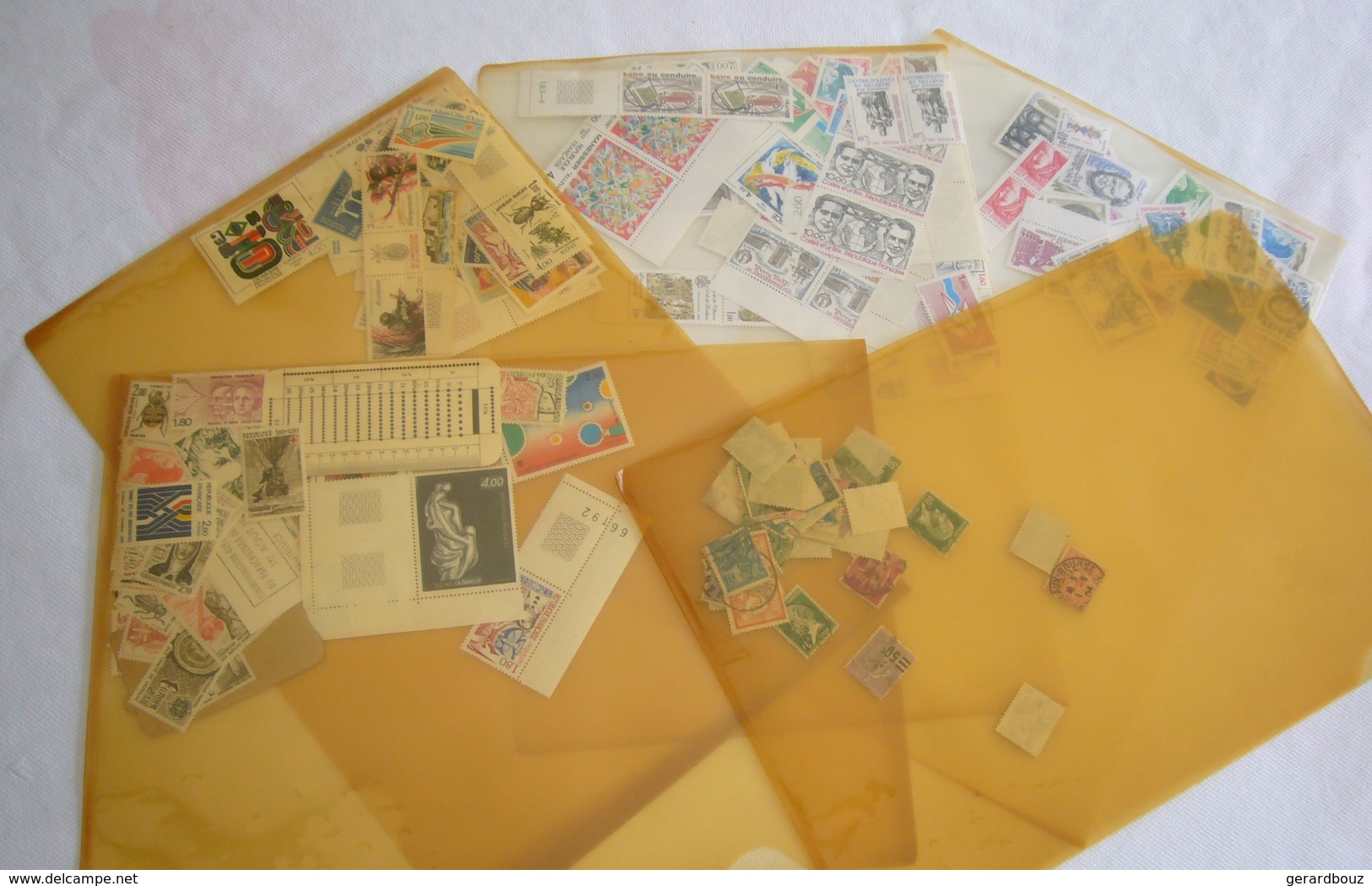 Lot Comprenant  Un Album YVERT Et TELLIER  "timbres De France"   Plus Timbres - Collections (with Albums)