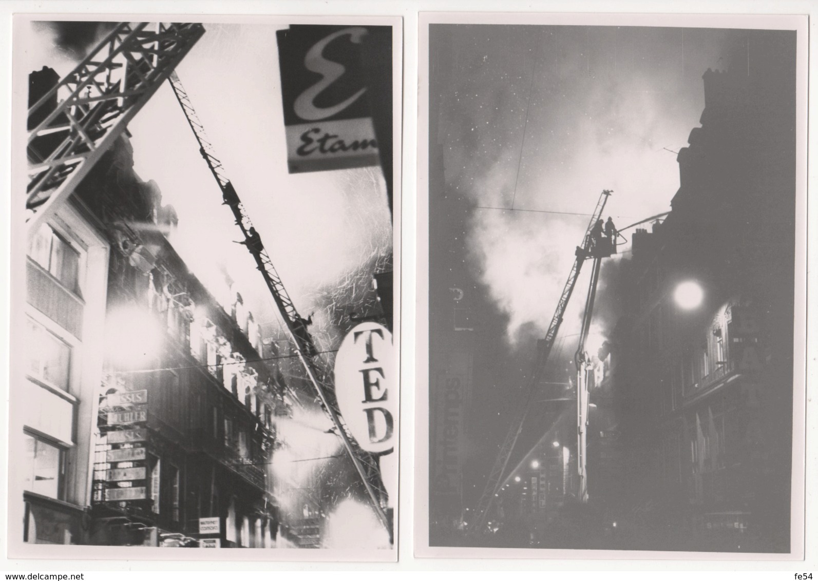 ° MOSELLE ° METZ ° RUE SERPENOISE ° INCENDIE DU MAGASIN "STUHLER" Le 9 JUILLET 1980 ° POMPIERS ° LOT DE 19 PHOTOS ° - Places