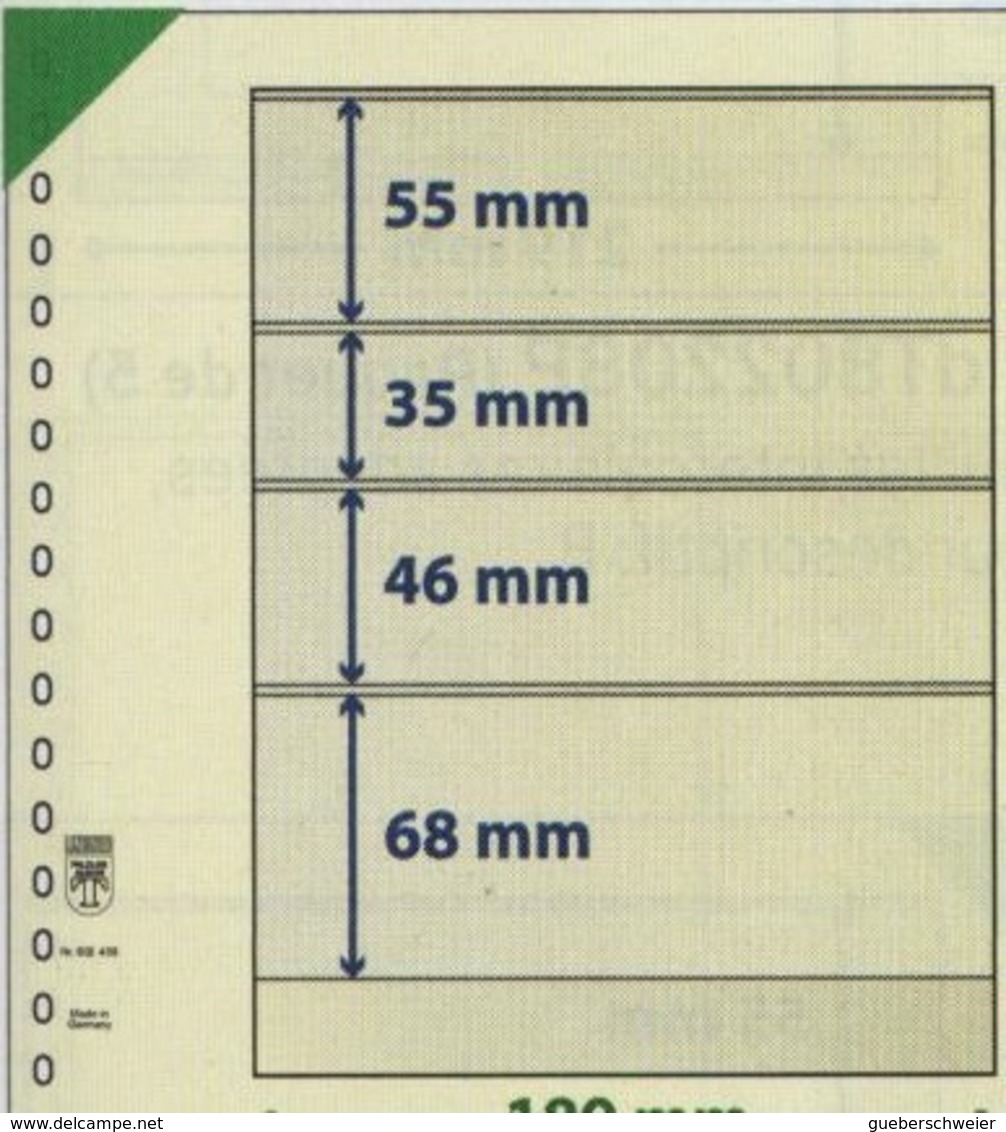 Feuilles Neutres Lindner T à L'unité Réf. 802409  à Moins 50 % - For Stockbook