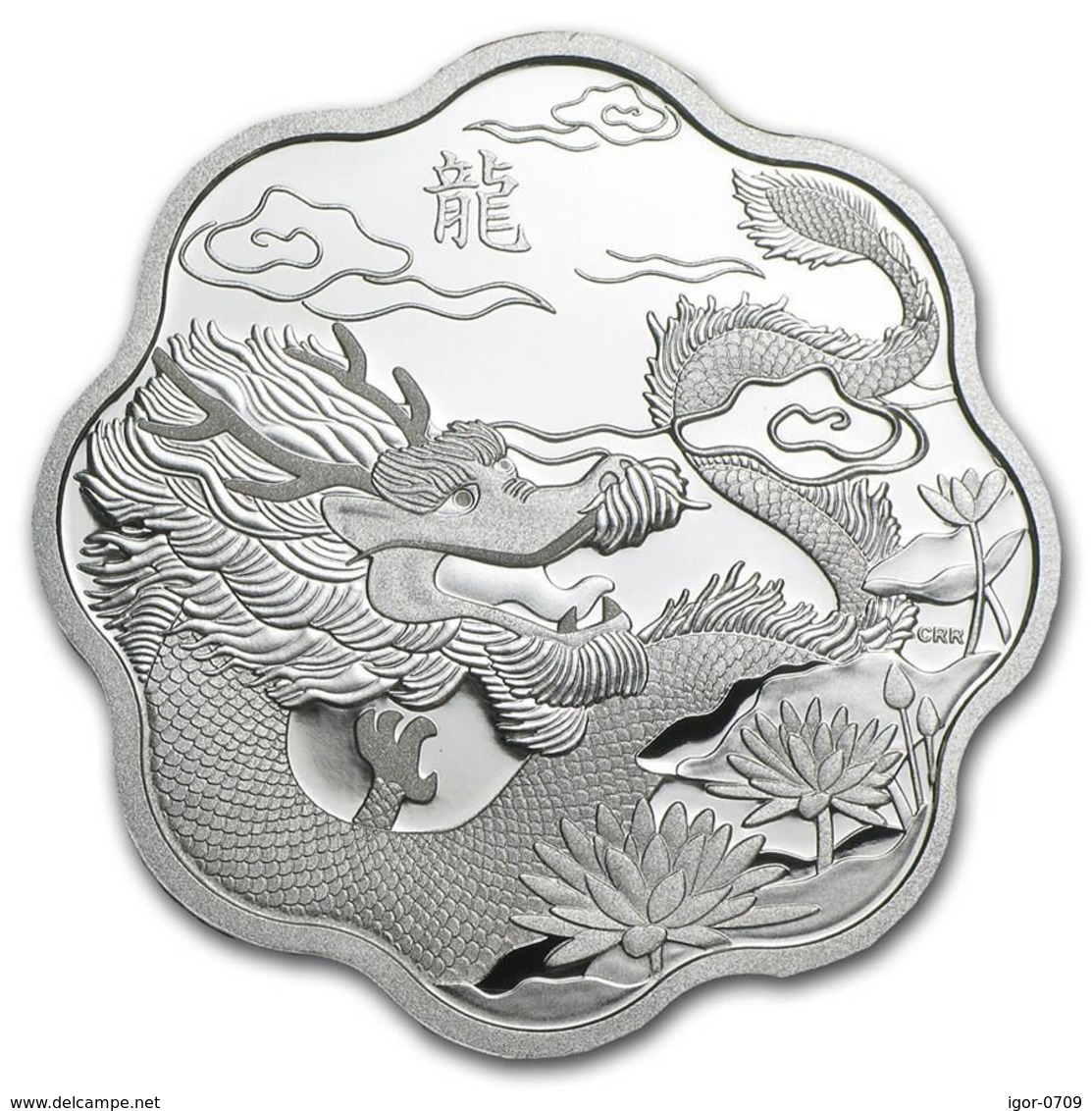 Yrear of Dragon  2012. Various monedas.  Silver .Original box and coa