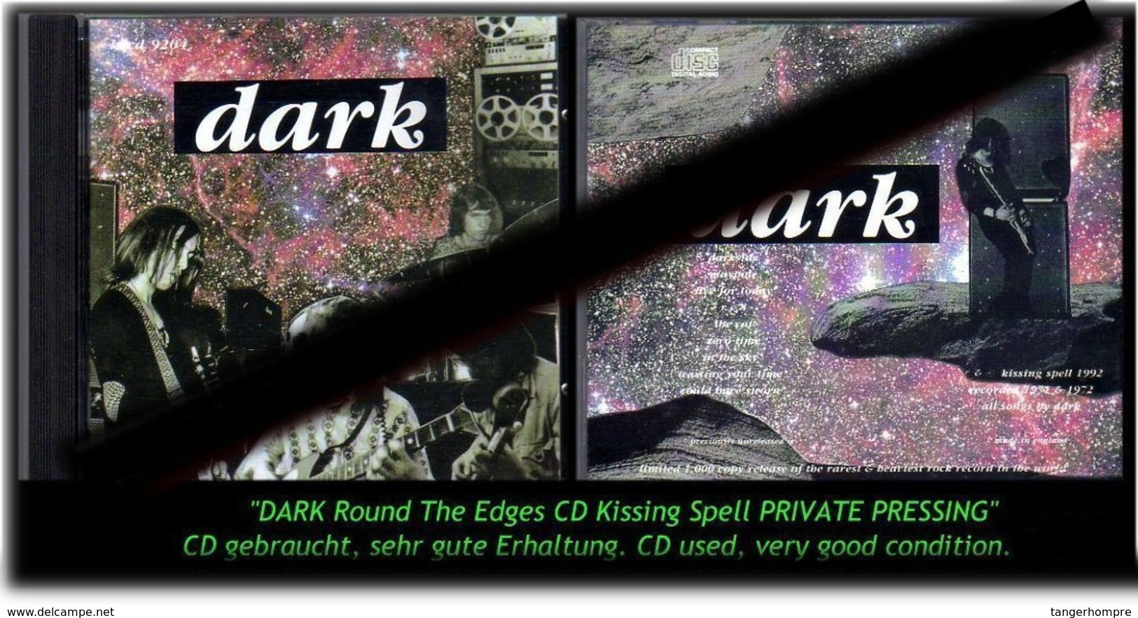 "DARK ROUND THE EDGES" KISSING SPELL - PRIVATE PRESSING -RR- - Hard Rock & Metal