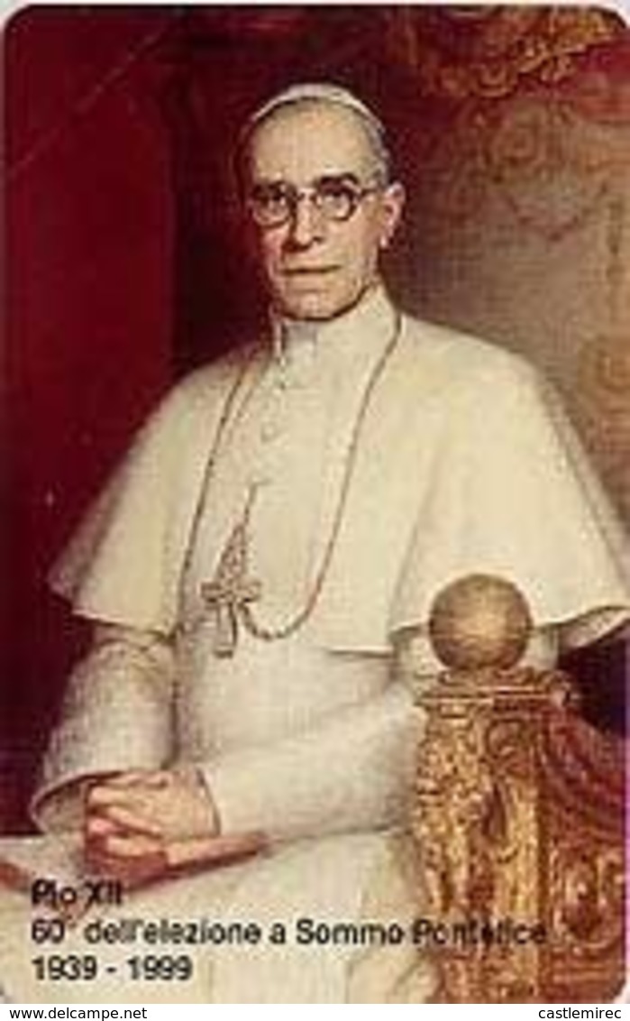 Pio XII_Popes_1999_VA-VAT-SCV-0059_5,000 ₤ - Vatican Lira - Vatikan