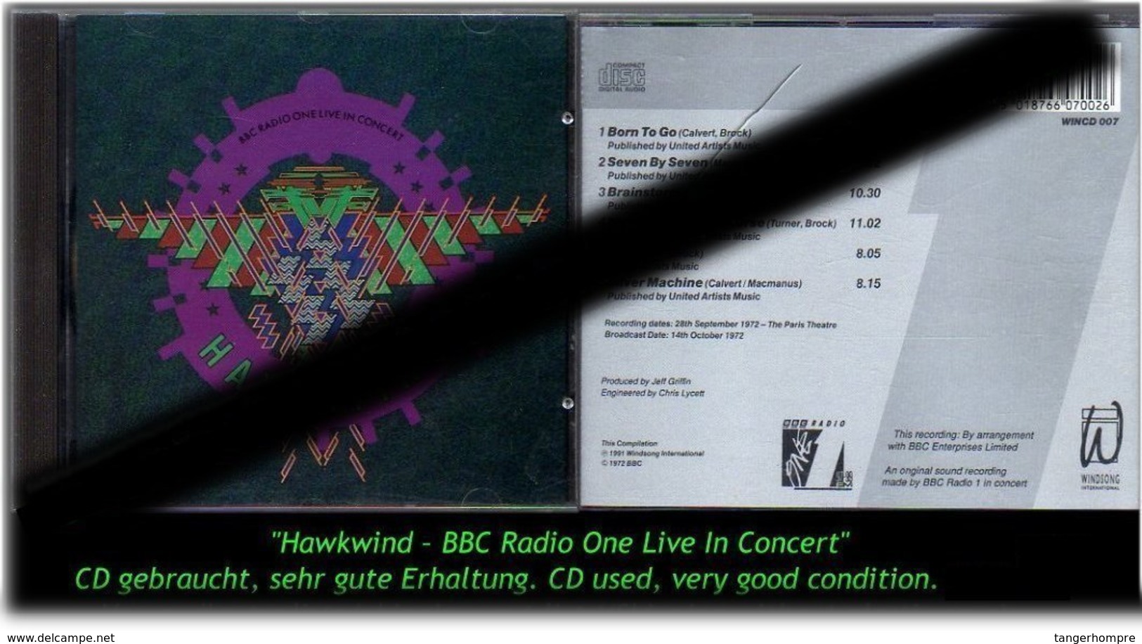 "HAWKWIND" BBC RADIO ONE LIVE CONZERT - 1991 - - Hard Rock & Metal