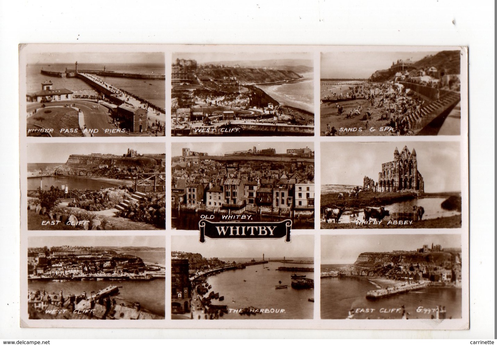 ROYAUME UNI - ANGLETERRE - WHITBY - Khyber Pass - 9 Vues - Whitby