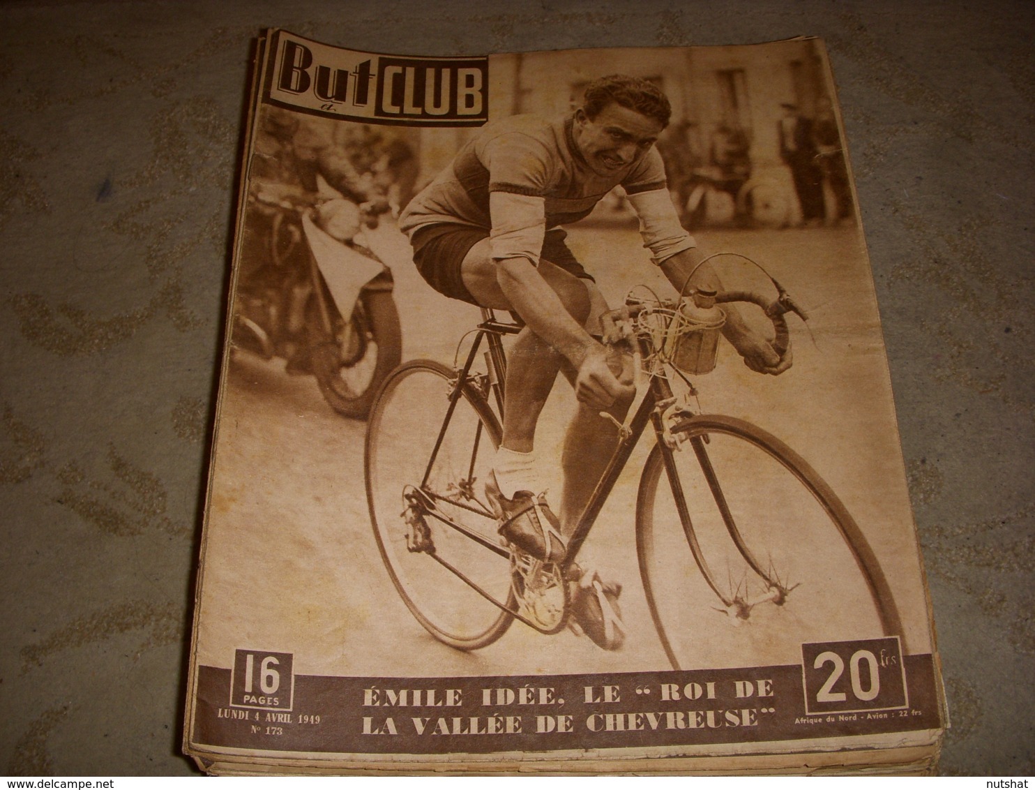 BUT Et CLUB 173 04.04.1949 CYCLISME NATIONAL IDEE NATATION CASTEUR LUSIEN JANY - Sport