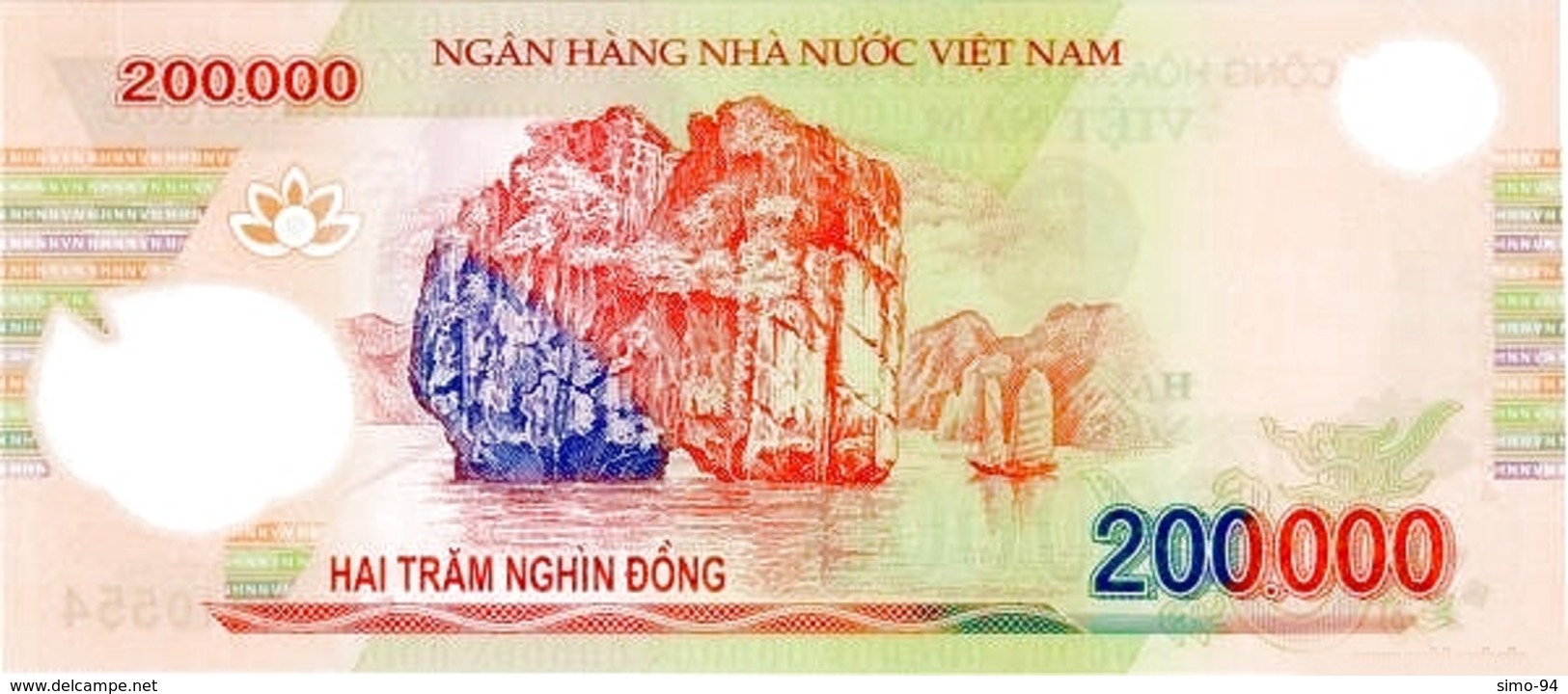 Vietnam P.123c 200000 Dong 2009  Unc - Vietnam