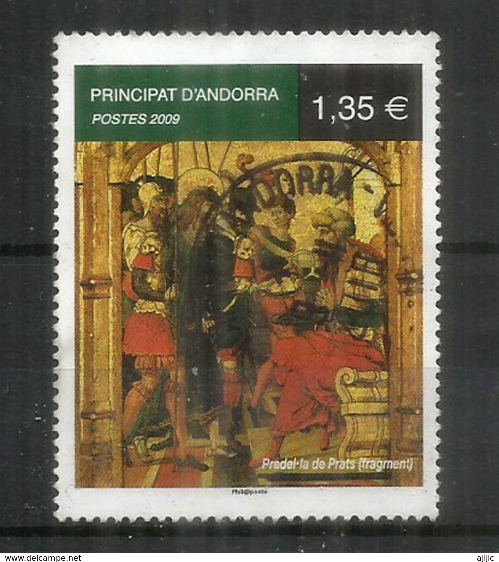 Tableau De L'Ermitage De Sant Miquel De Prats, Un Timbre Oblitéré,  1 ère Qualité, Haute Faciale - Used Stamps