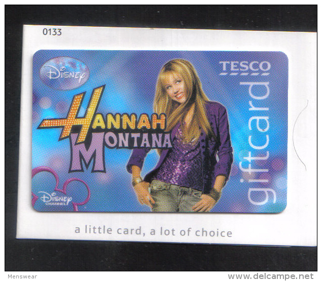 HANNAH MONTANA  GIFT CARD - Gift Cards