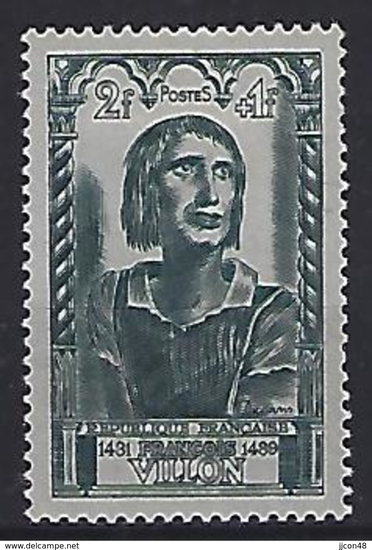 France 1946 Célébrités; Villon (*) MH Yvert 765 - Unused Stamps