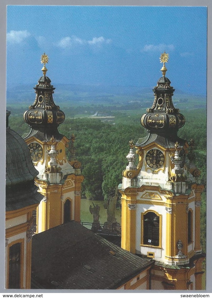 AT.- Stift Melk. Türme Der Stiftskirche . Oostenrijk. - Melk