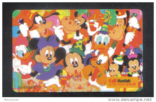 SINGAPORE - DISNEY  PHONECARD ( KODAK FILM  ) - Singapore