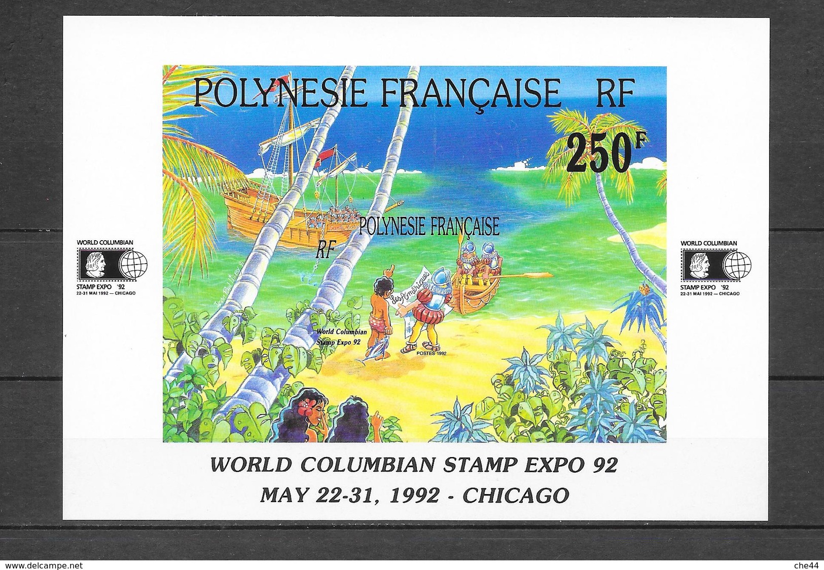 World Columbian Stamp Expo 92 : N°20 Chez YT. (Voir Commentaires) - Blocs-feuillets