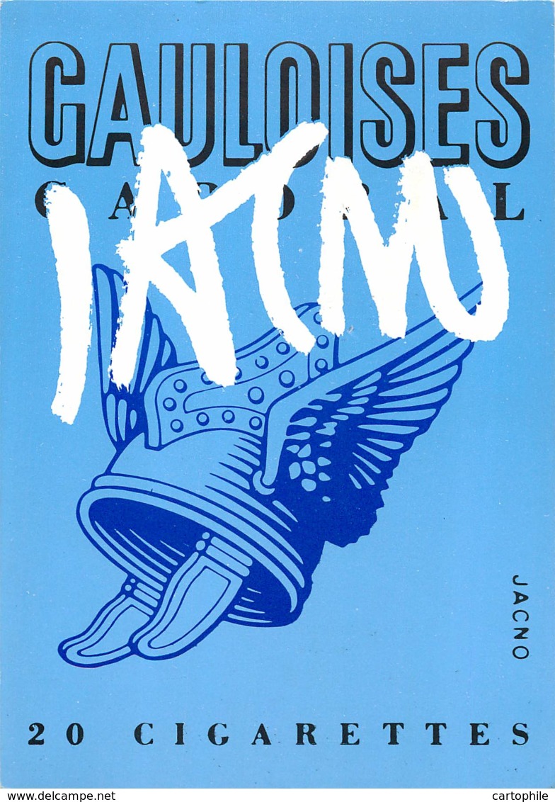 Publicité - Carte Publicitaire JACNO - Musée De L'Affiche - Cigarettes Gauloises - Mai 1982 CPM - Publicité