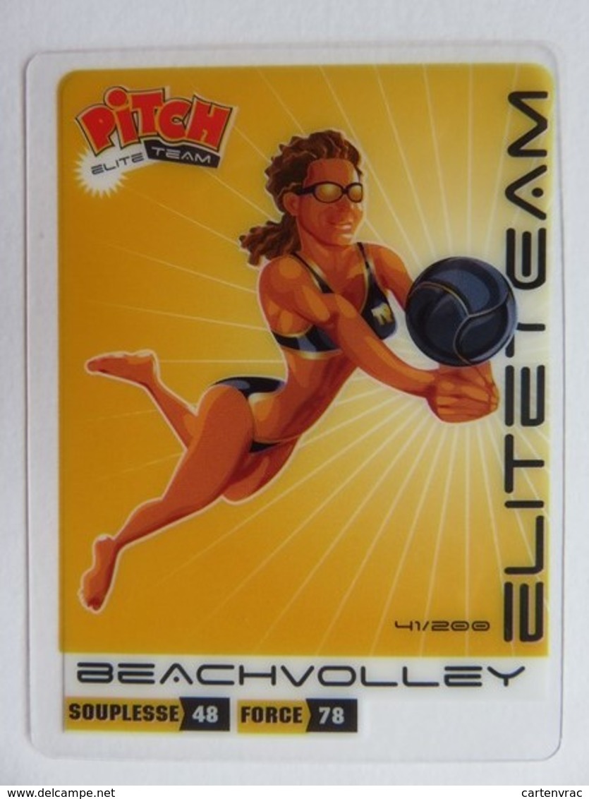Carte Pitch-team - Sport - Beach Volley - N° 41 - Pasquier - Autres & Non Classés