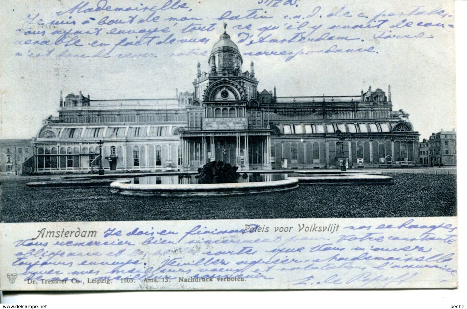 N°65677 -cpa Amsterdam -Palais Voor Volksvlijt- - Amsterdam