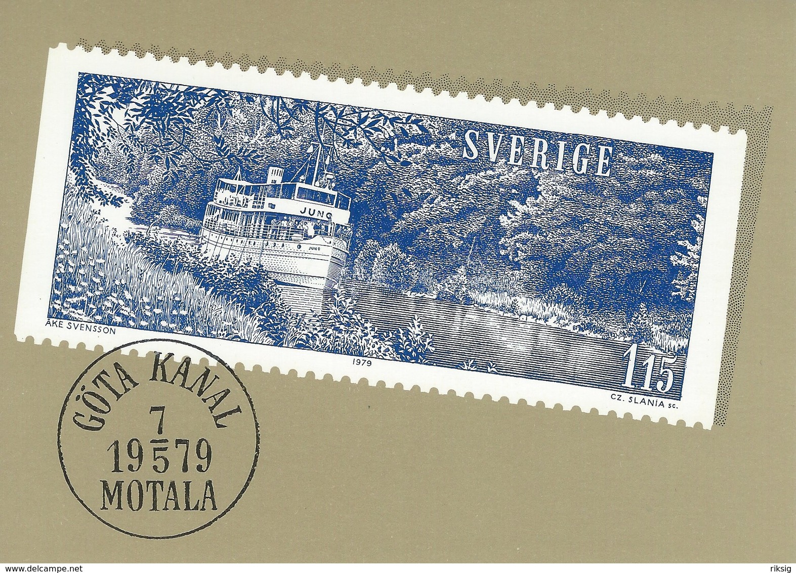 The Tourist Steamer "Juno"    Sweden.    B-3335 - Stamps (pictures)