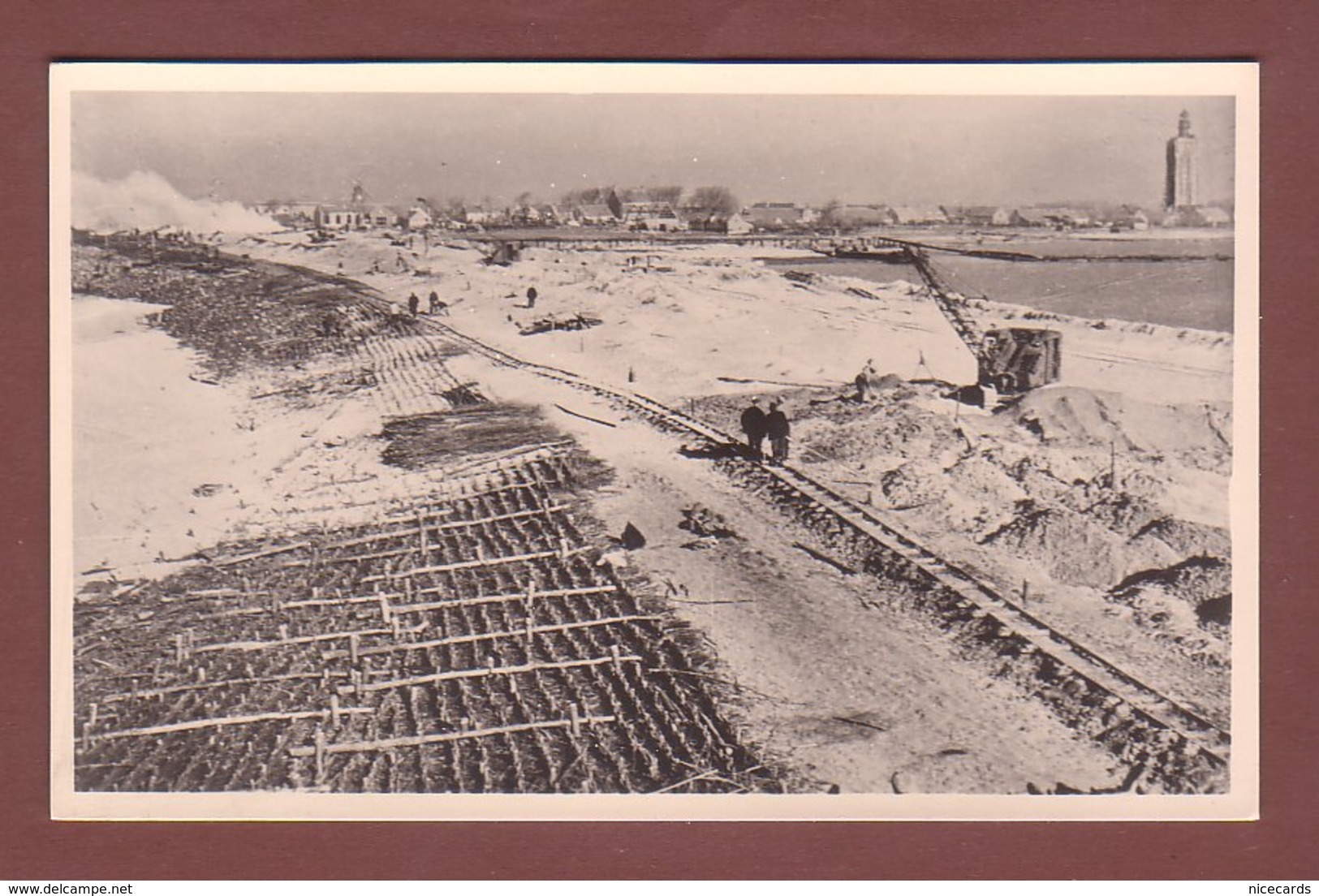 Nederland - WALCHEREN - Vlissingen - Westkapelle - Hochwasser - Bau Des Staudamms - Westkapelle