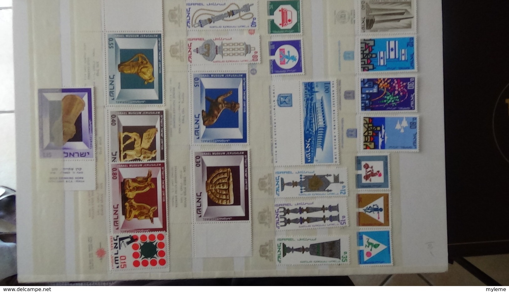 Grosse Collection ISRAEL En Timbres Avec Tabs, Blocs, Carnets **. Belle Côte !!! - Collections (with Albums)