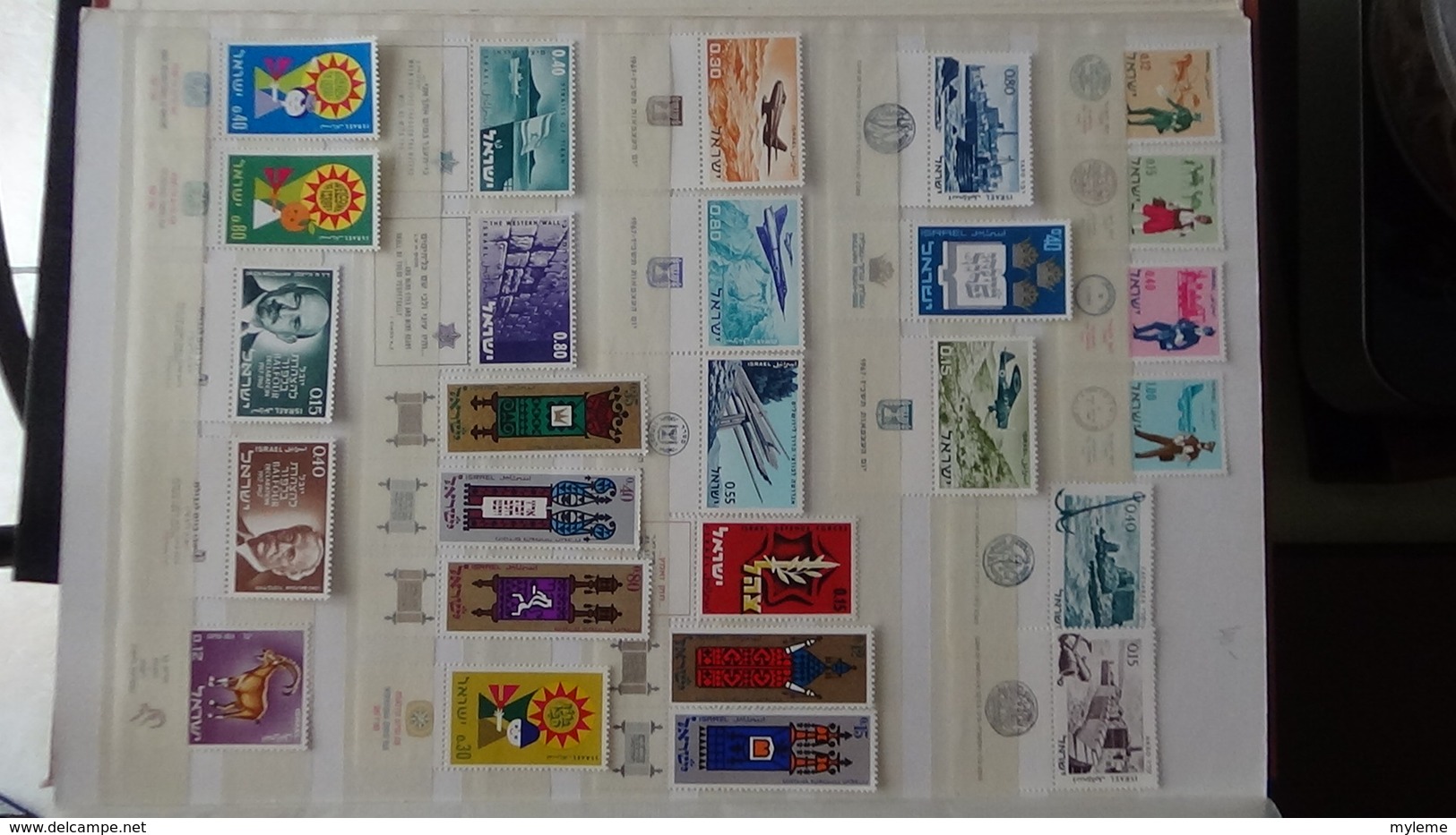 Grosse Collection ISRAEL En Timbres Avec Tabs, Blocs, Carnets **. Belle Côte !!! - Collections (en Albums)