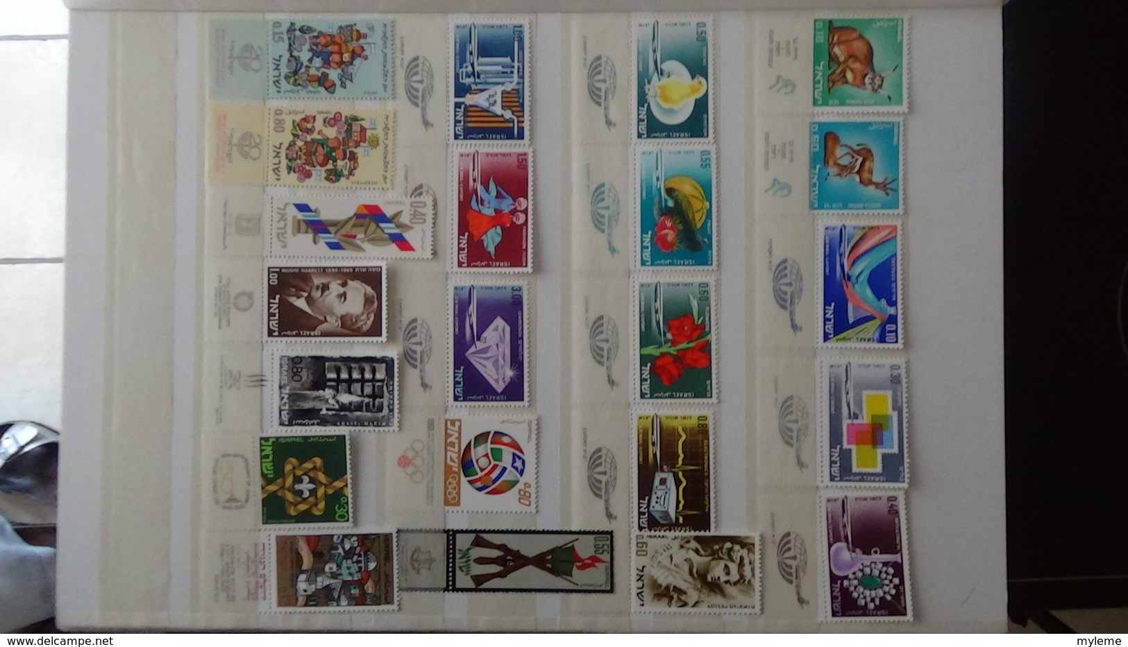 Grosse Collection ISRAEL En Timbres Avec Tabs, Blocs, Carnets **. Belle Côte !!! - Collections (en Albums)