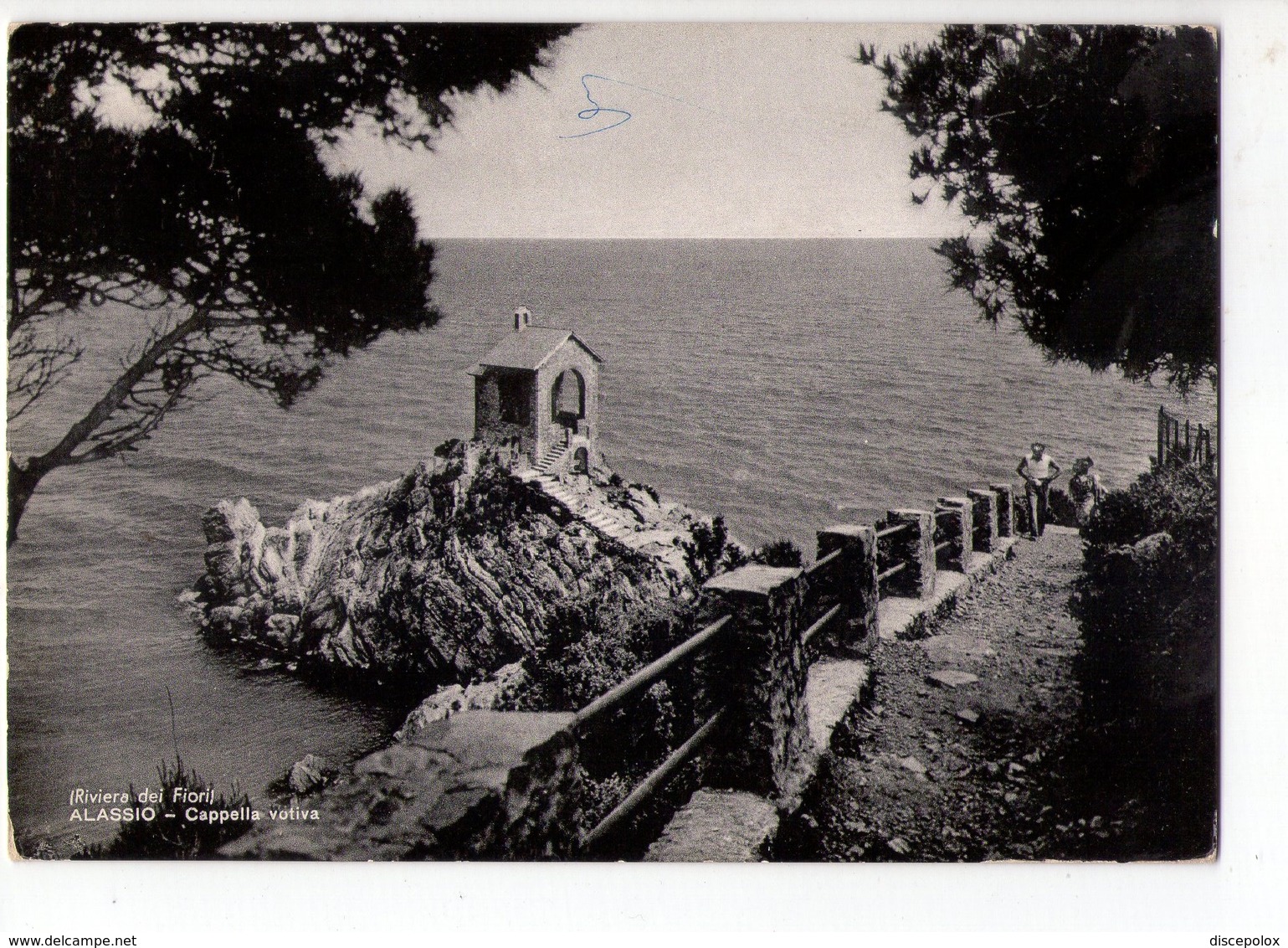 U3608 Postcard 1958 ALASSIO (savona) Cappella Votiva (chiesa Eglise Church Kircke) 507 354 Ed Brunner E C. - Altri & Non Classificati