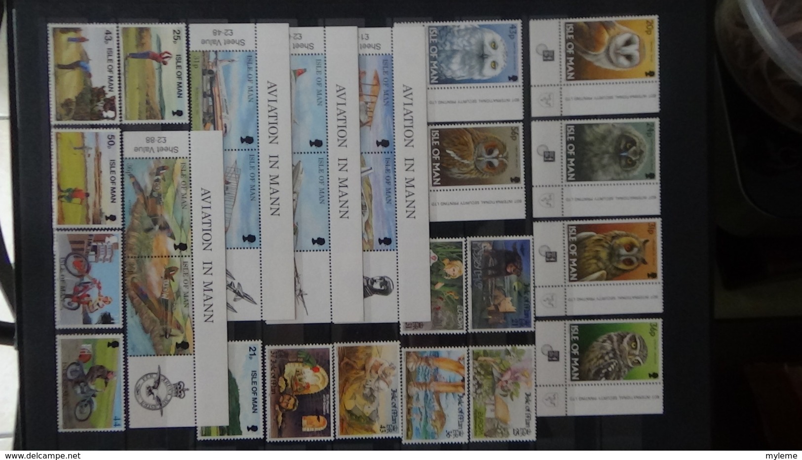 Timbres, Blocs, Bandes ** De Alderney,Jersey, Aland Et Autres Pays. - Collections (en Albums)