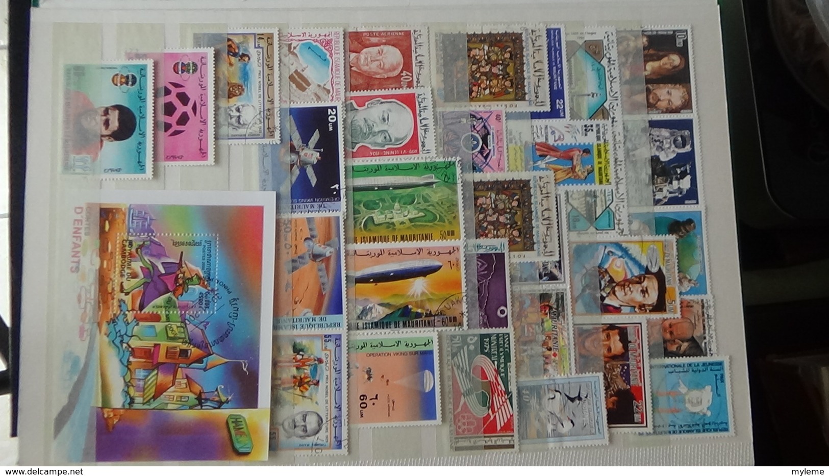 Des Centaines De Timbres Et Blocs Oblitérés Du Monde. Idéal Pour Comléter Ses Thématiques Avions, JO, Oiseaux ... - Collections (en Albums)