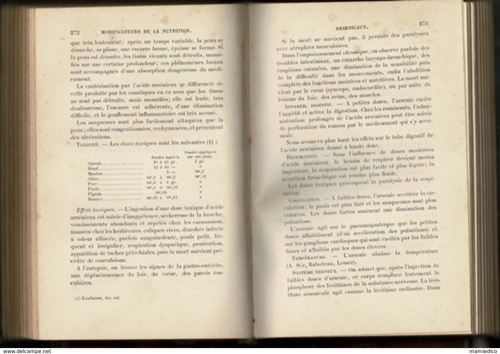 1905 LIVRE " Thérapeutique Vétérinaire Appliquée" 568 Pages+ 50 Pages "Bibliothèque Du Vétérinaire" Etat D'usage 7 Scans - Animaux