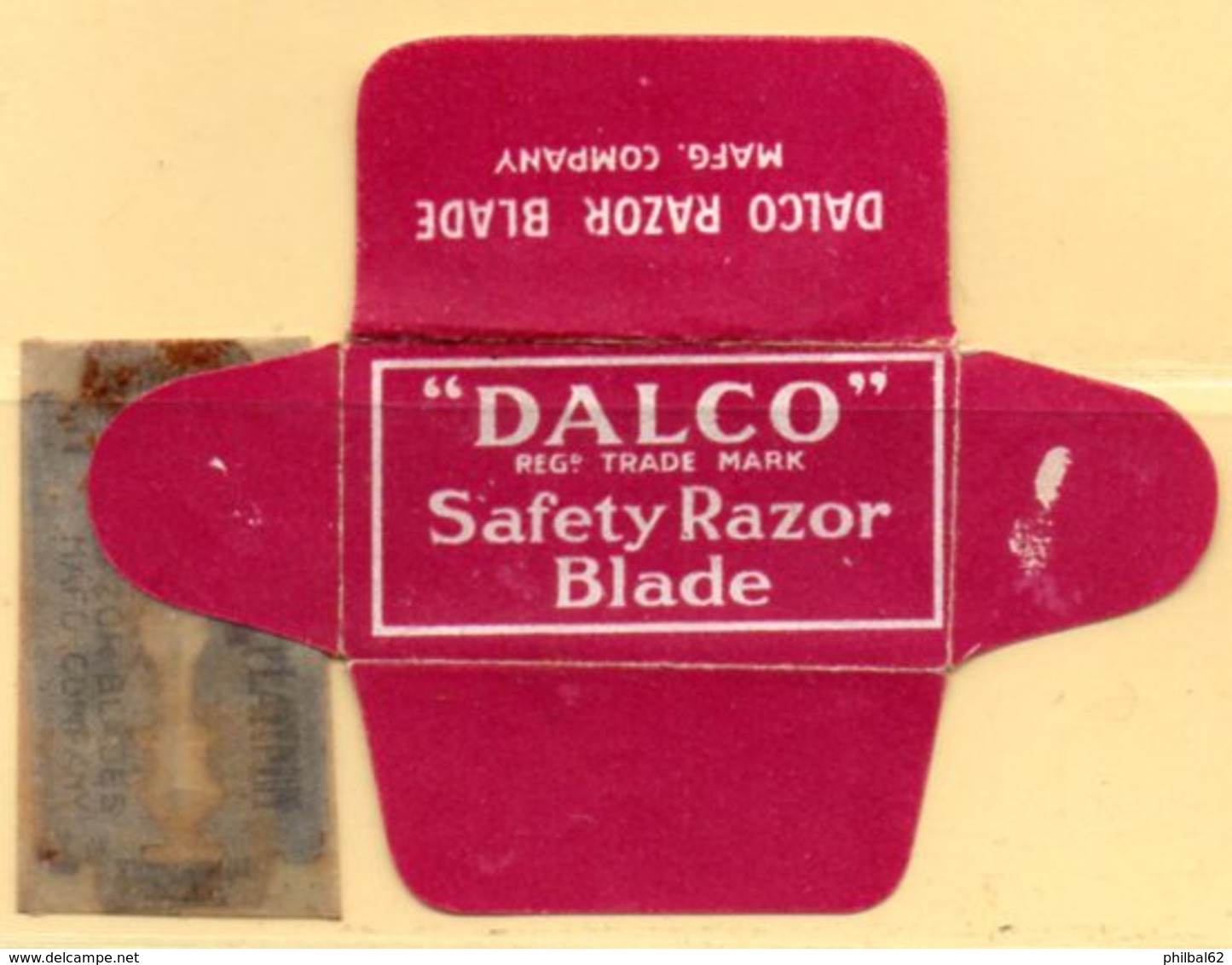 Rasage. Razor Blade. Lame De Rasoir Dalco. - Lames De Rasoir