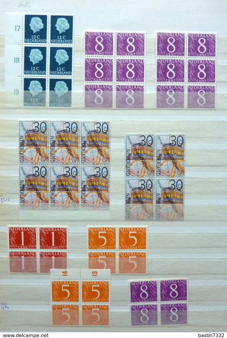 Netherlands/Pays-Bas/Holland collection in 4 stockbooks MNH/MH/Postfris/Ongebruikt/Neuf avec/sans charniere