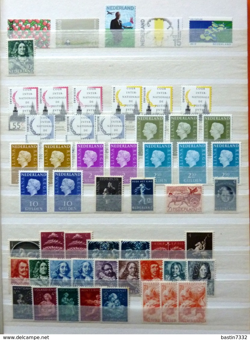 Netherlands/Pays-Bas/Holland collection in 4 stockbooks MNH/MH/Postfris/Ongebruikt/Neuf avec/sans charniere