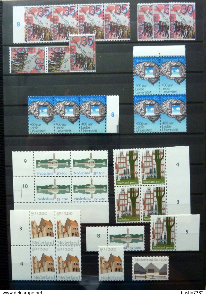 Netherlands/Pays-Bas/Holland collection in 4 stockbooks MNH/MH/Postfris/Ongebruikt/Neuf avec/sans charniere