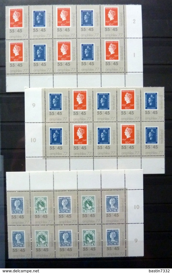 Netherlands/Pays-Bas/Holland collection in 4 stockbooks MNH/MH/Postfris/Ongebruikt/Neuf avec/sans charniere