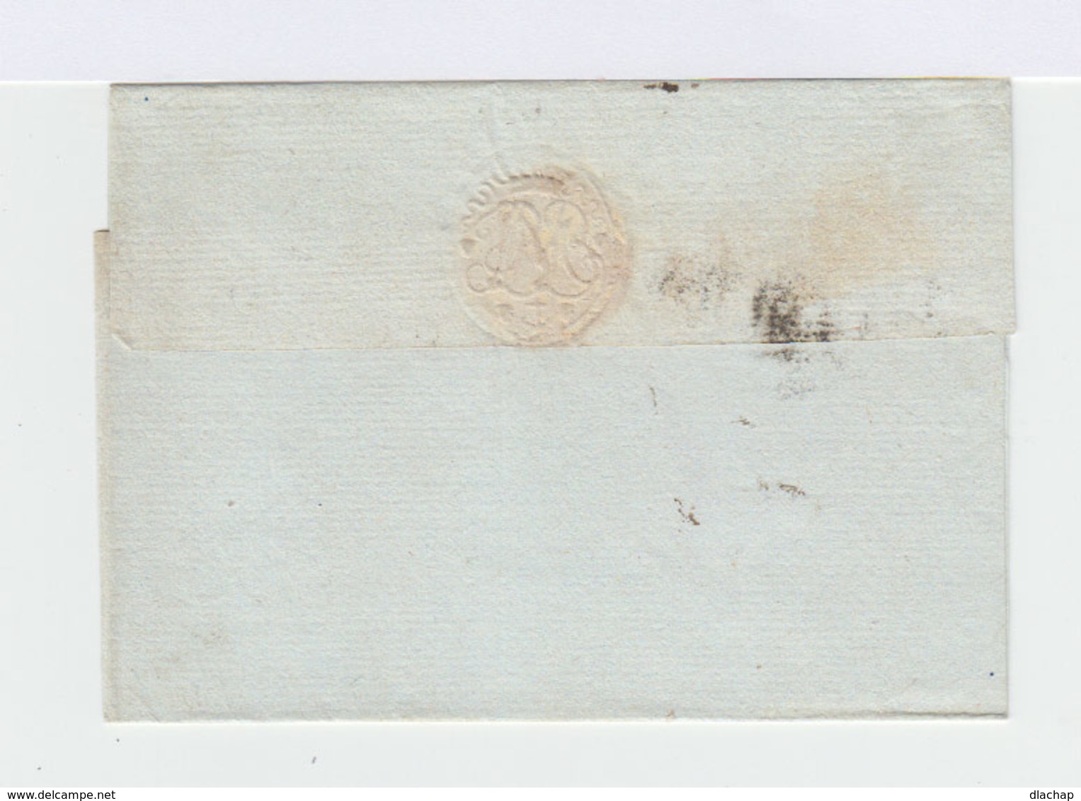 Marque Postale Blaye. Oblitération Manuscrite. Destnation: Fontenay. (827) - 1701-1800: Précurseurs XVIII