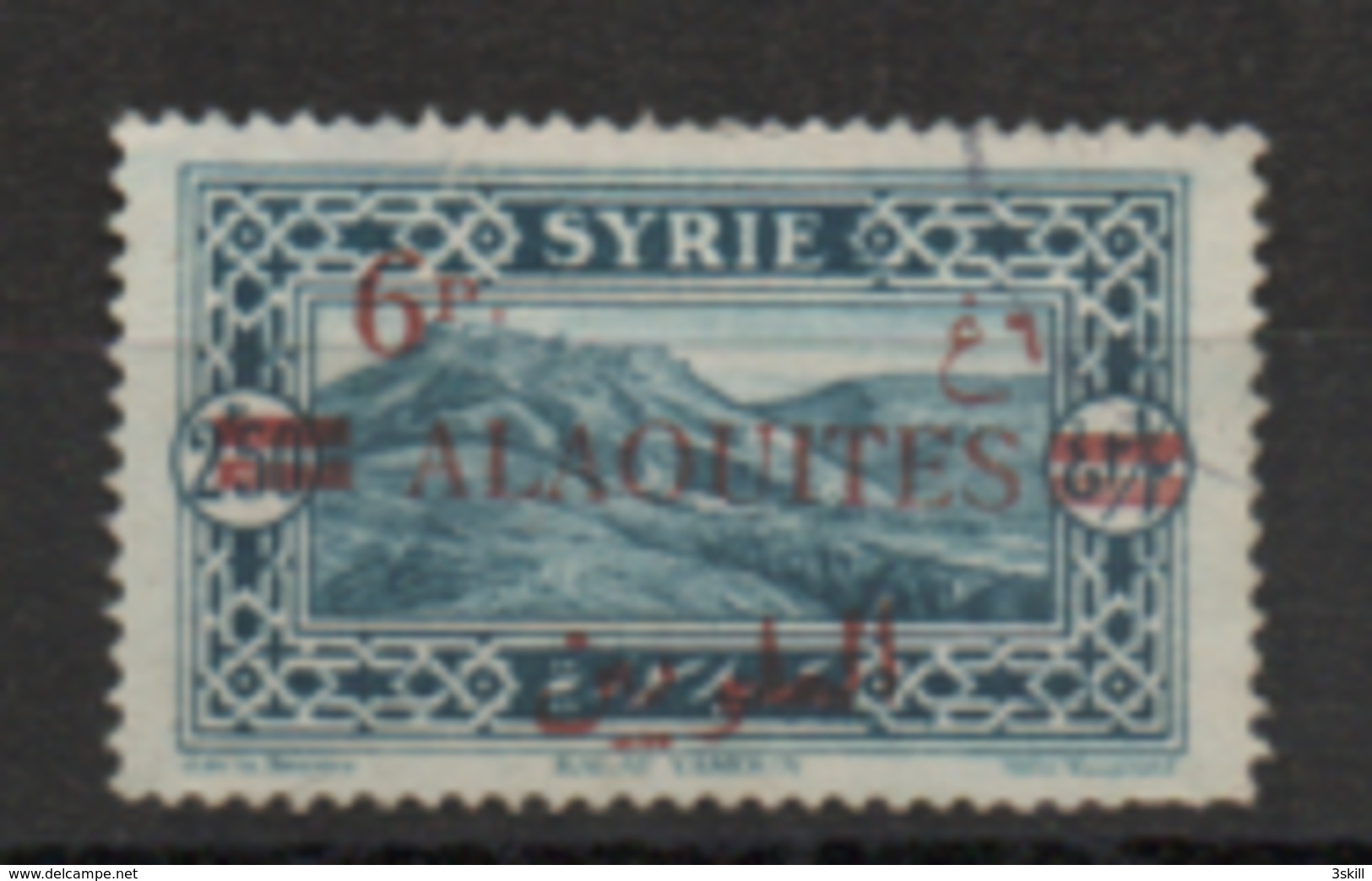 Alaouites 1926-28 , YT 38 ° , Cote 3,00 - Gebruikt