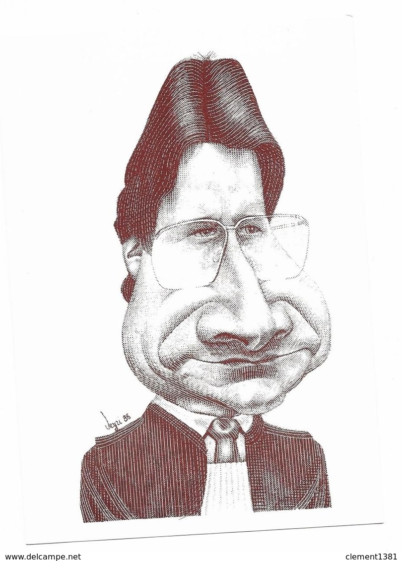 Illustrateur Bernard Veyri Caricature Du Depute Michel Gonelle 1986 Politique - Veyri, Bernard